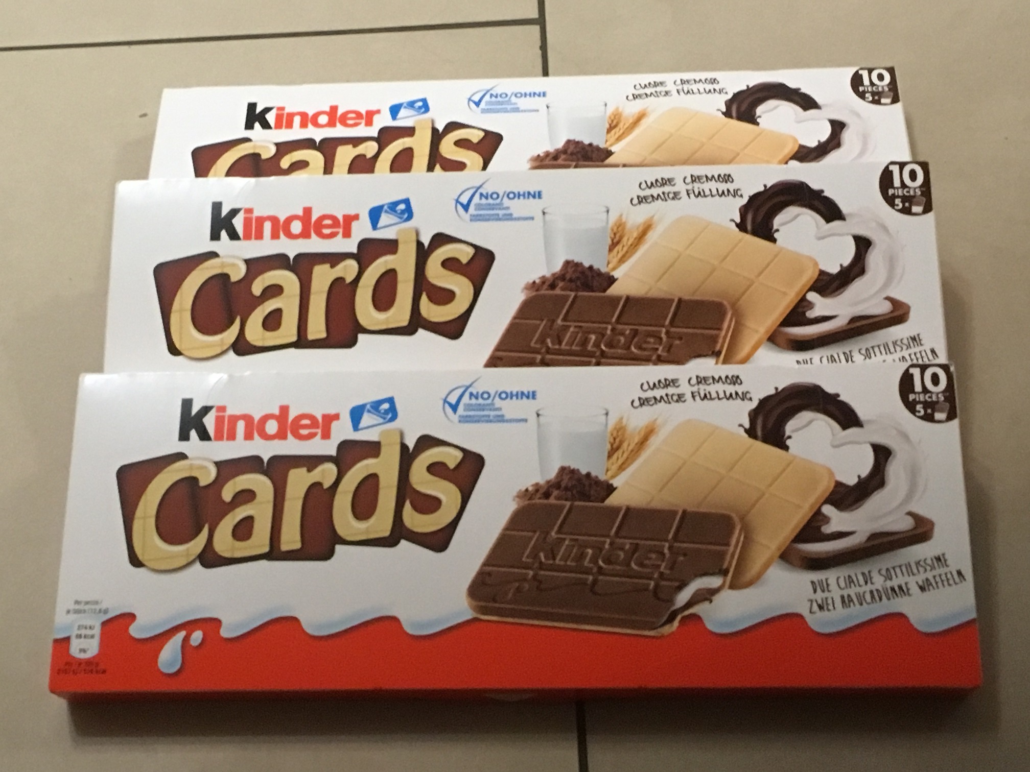 Kinder Cards Date De Sortie Anzeige/Werbung: kinder Cards | MyPebbles